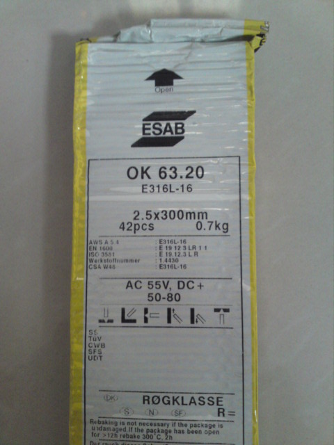 _OK63.20/E316L-16P䓺l/Mںl