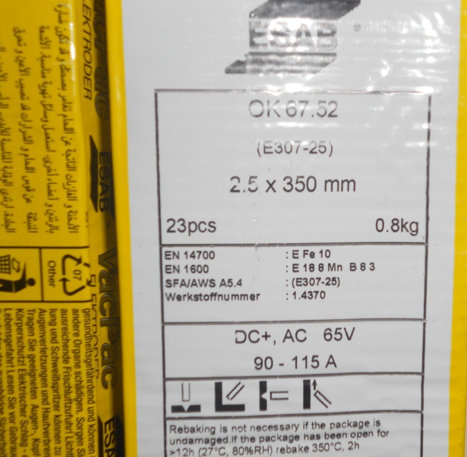 E8015-B6瑞典伊薩焊條OK76.35低合金鋼焊條 E8015-B6瑞典伊薩焊條OK76.35低合金鋼焊條