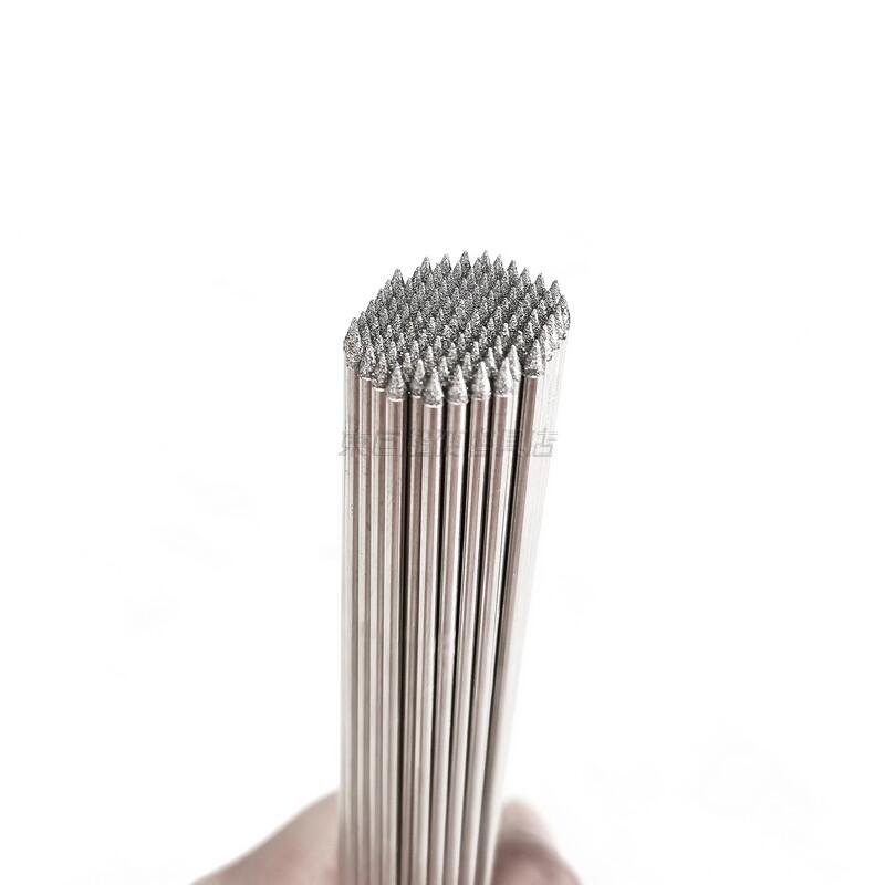 尖頭金剛砂打孔磨針 2.55mm直柄 粗砂120目 尖頭金剛砂打孔磨針 2.55mm直柄 粗砂120目