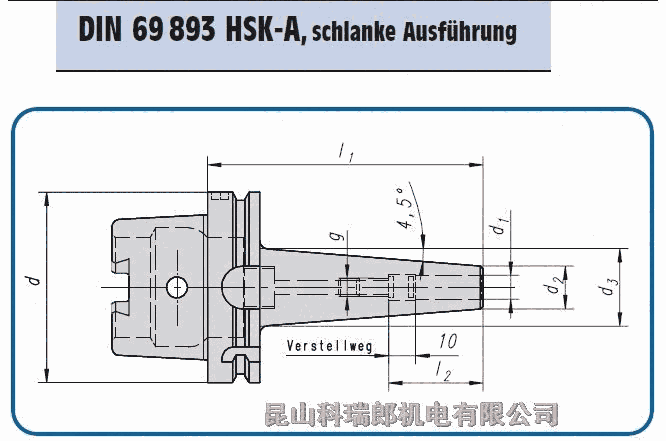KGEWEFA DIN69893 HSK-A