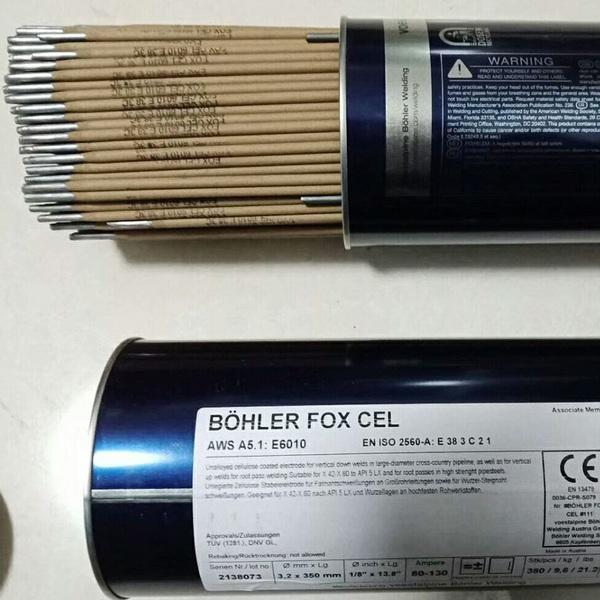 奧地利伯樂FOX CEL焊條E6010管道焊條 奧地利伯樂FOX CEL焊條E6010管道焊條