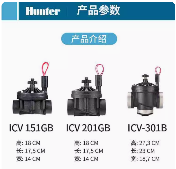 美國亨特ICV電磁閥 直流電磁頭 美國亨特ICV電磁閥 直流電磁頭